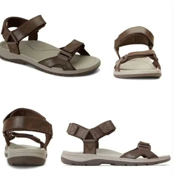 Vionic canoe Leo leather strapy sandals size 7 vionic-canoe-leo.jpg main image 4